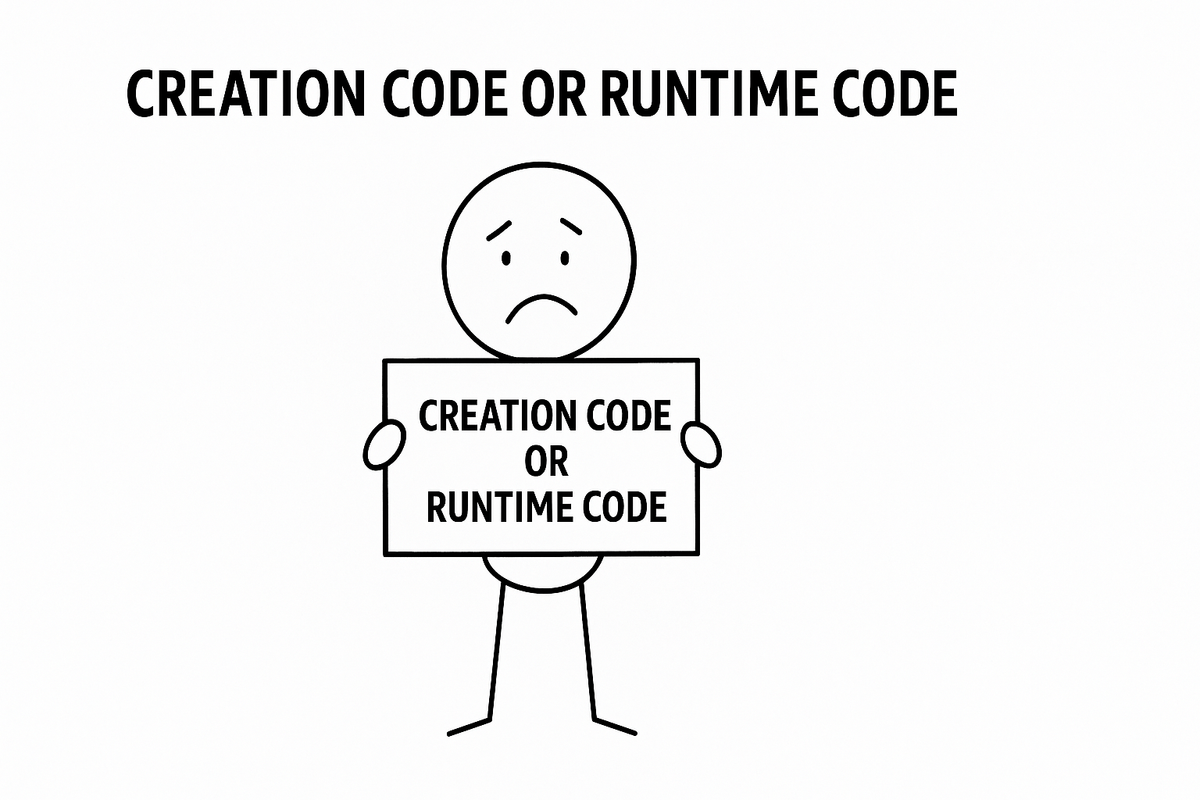 Does Etherscan display the Creation Code or Runtime Code of a Contract?